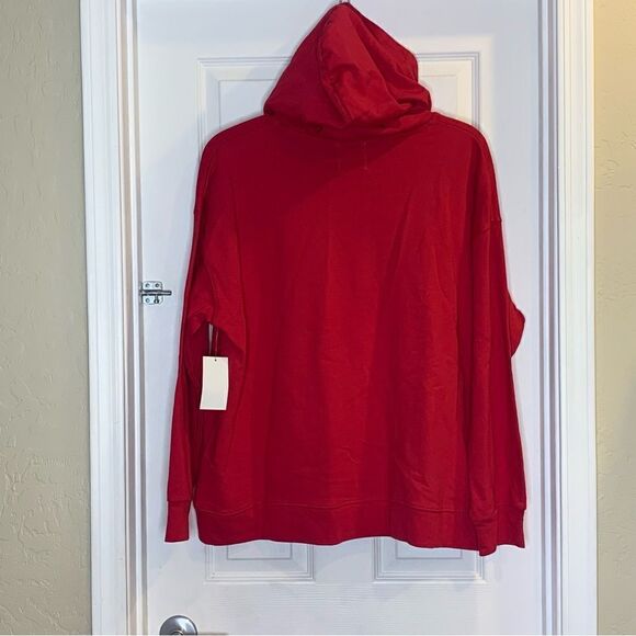 Juicy by Juicy Couture Red Hooded Sweatshirt Size 3X - Picture 2 of 11